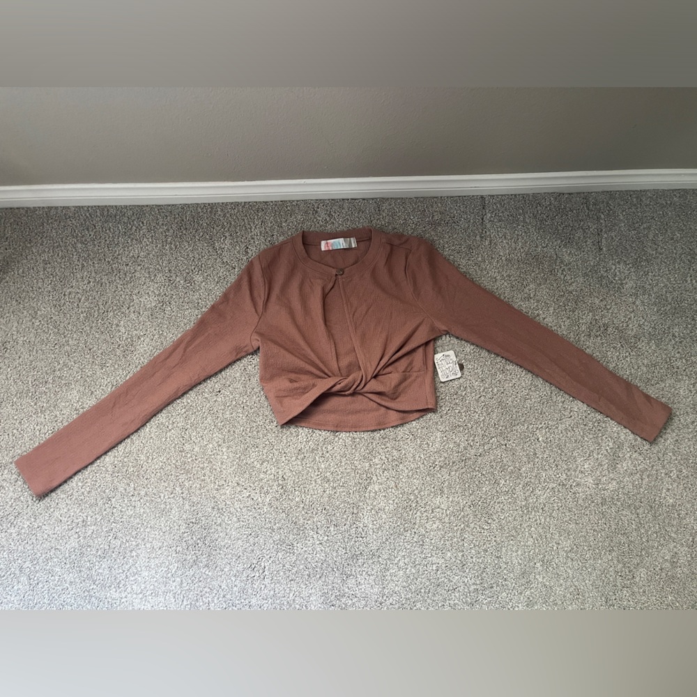 Free people cropped long sleeve